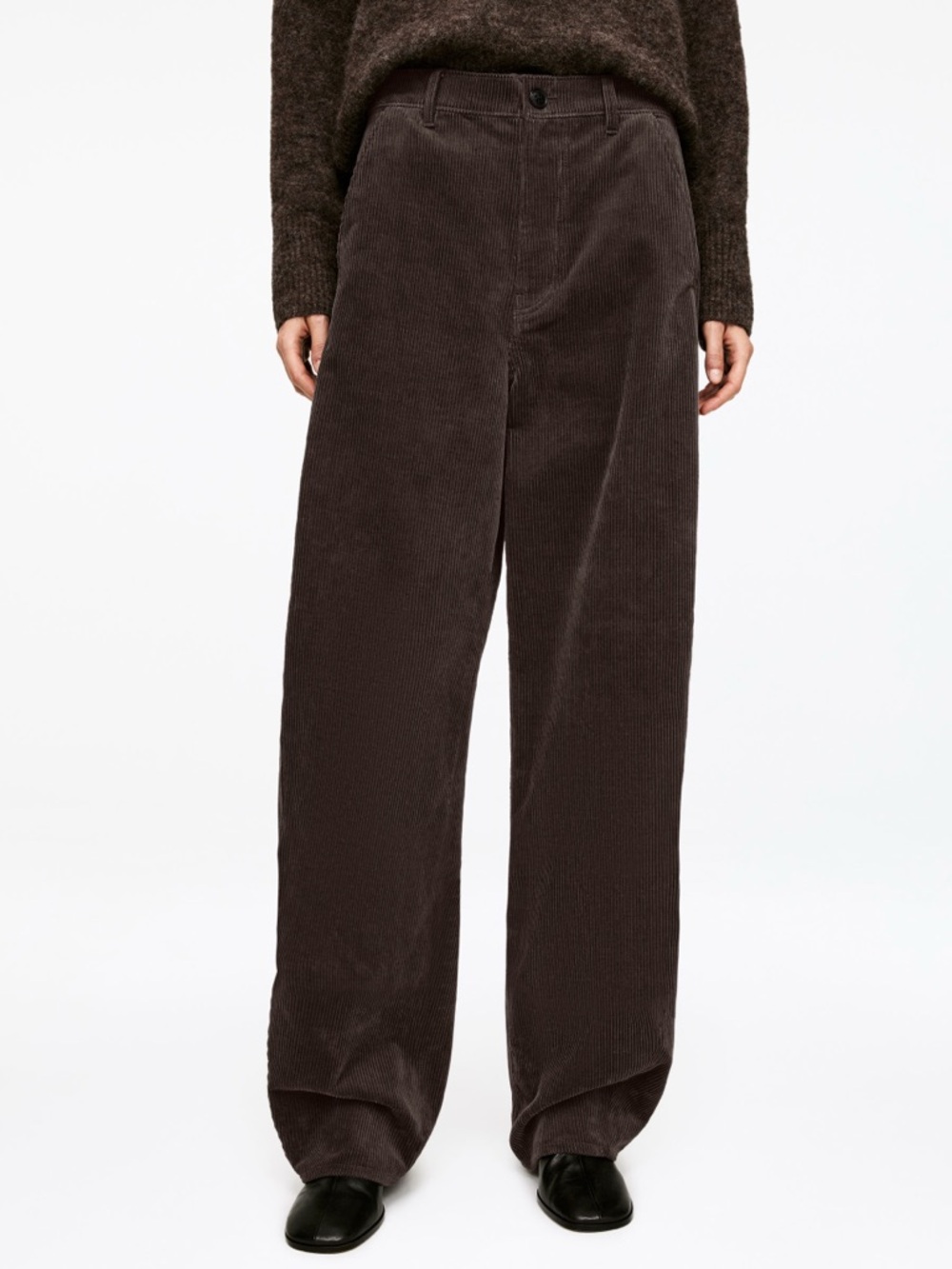 Arket BARREL-LEG CORDUROY TROUSERS - Picture 4 of 11